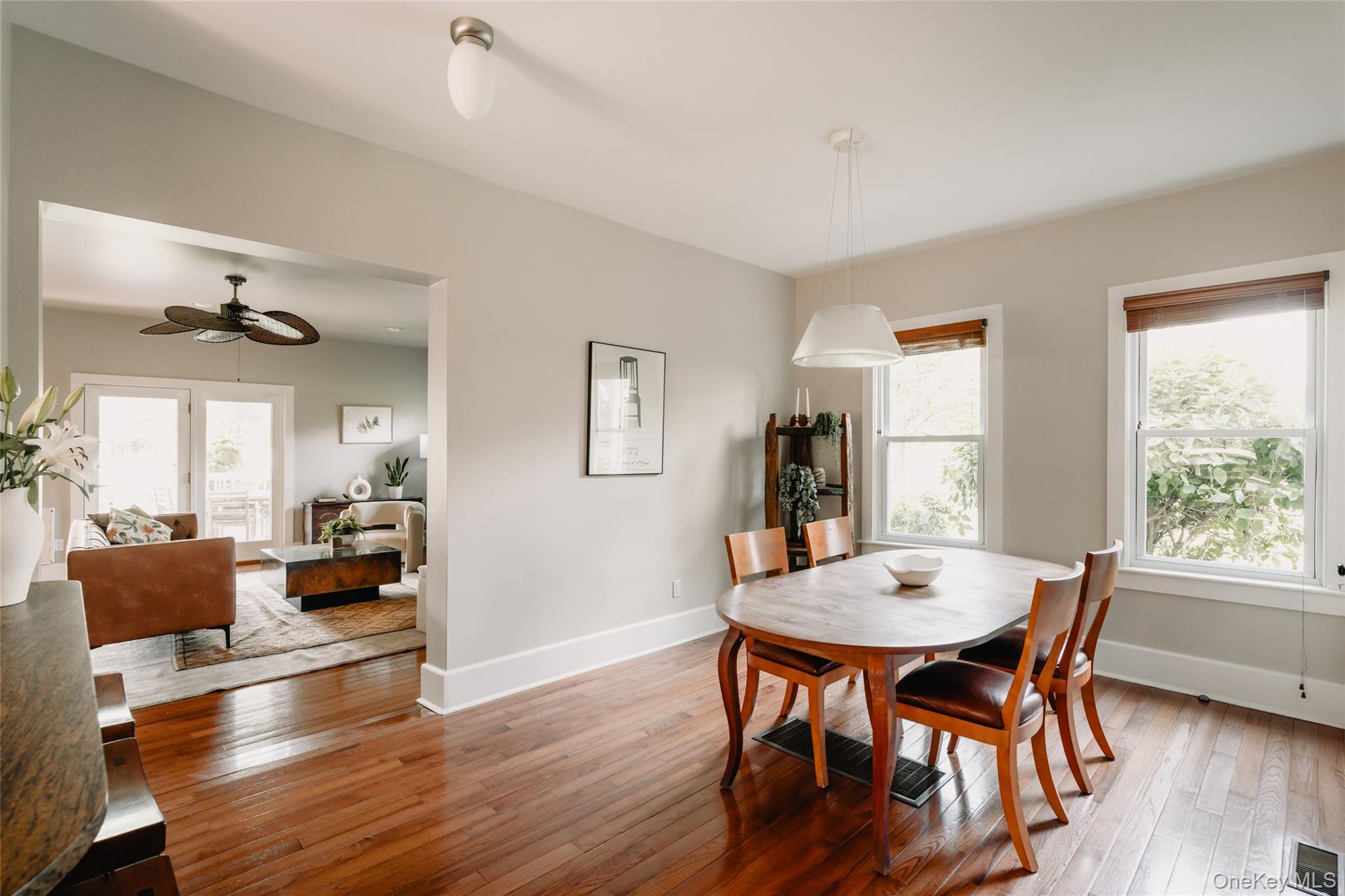 111 Jim Stephenson Road Jeffersonville, NY 12748 - Photo 13 of 50 a view of a dining room with furniture window and wooden floor