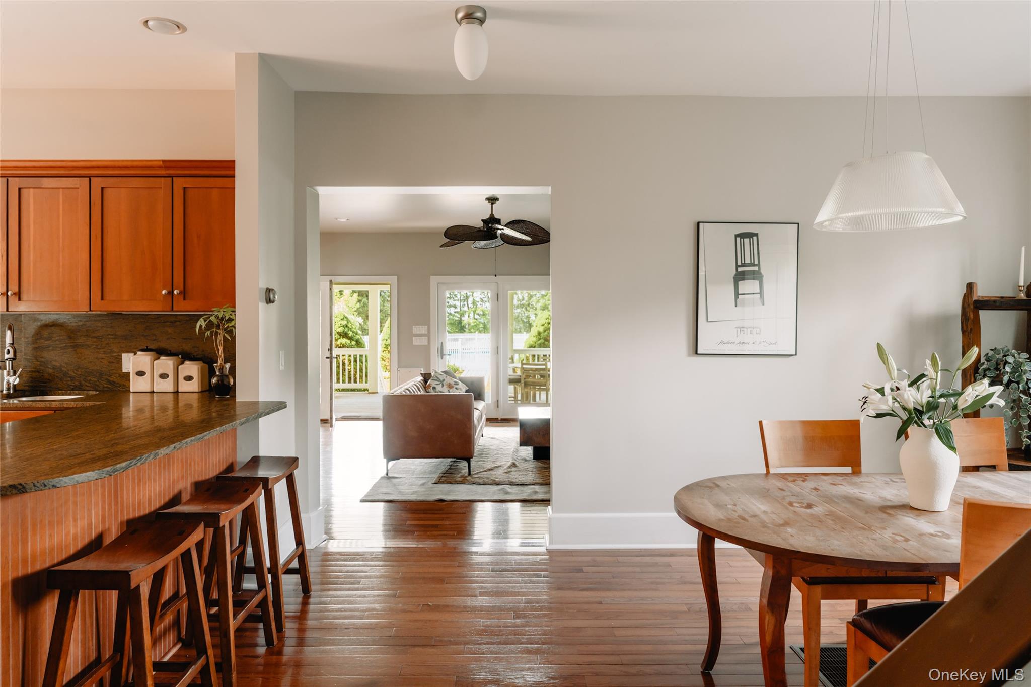 111 Jim Stephenson Road Jeffersonville, NY 12748 - Photo 14 of 50 a view of a dining room with furniture window and wooden floor