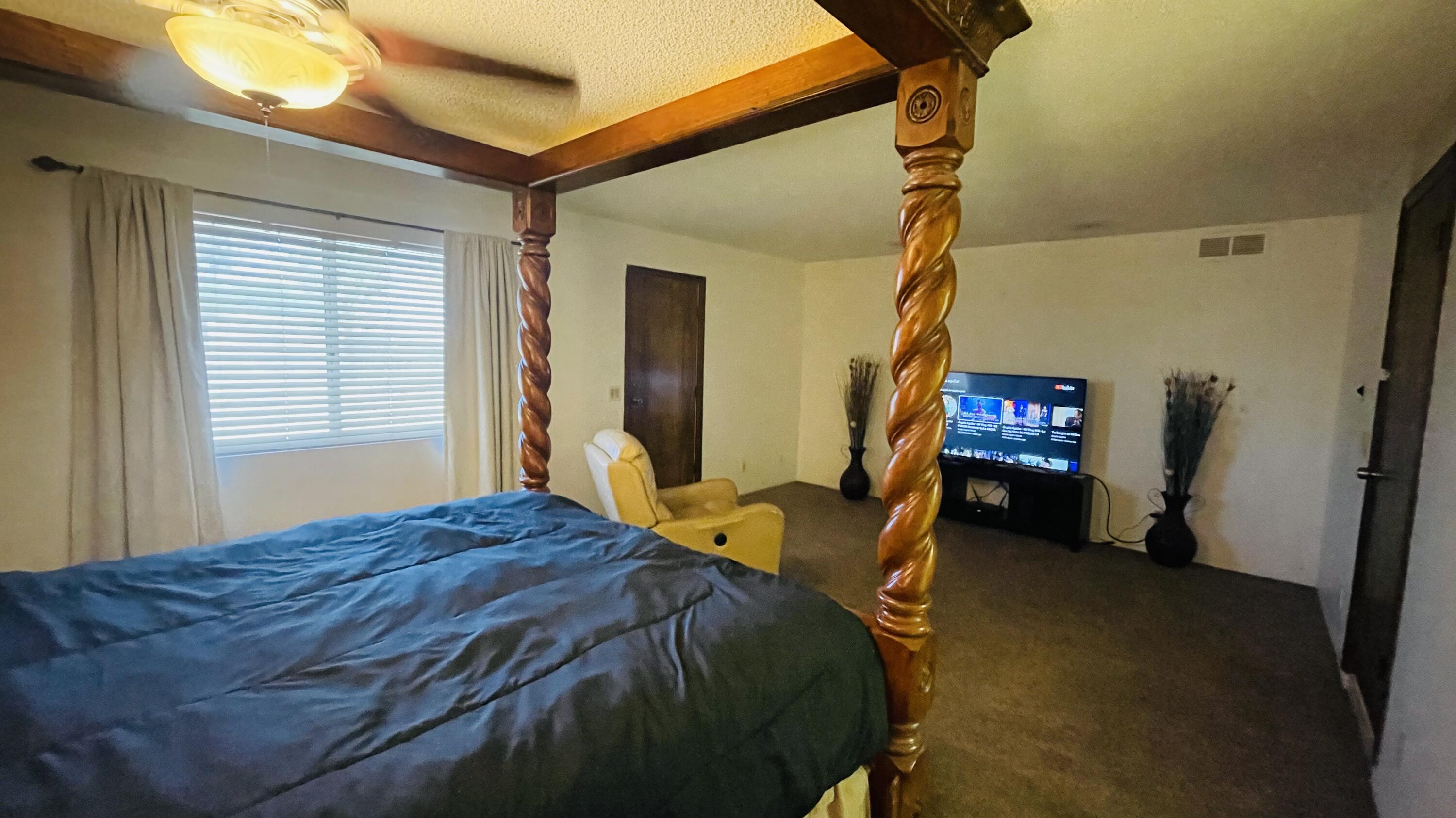 1498 Nile Drive Thermal, CA 92274 - Photo 59 of 108 a bed sitting in a bedroom next to a window