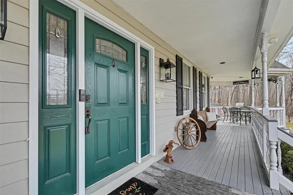 a view of balcony and patio