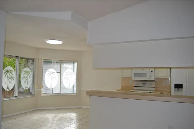 a view of a room with window