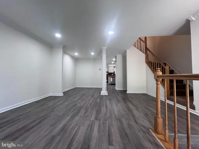 a view of deck with wooden floor and fence