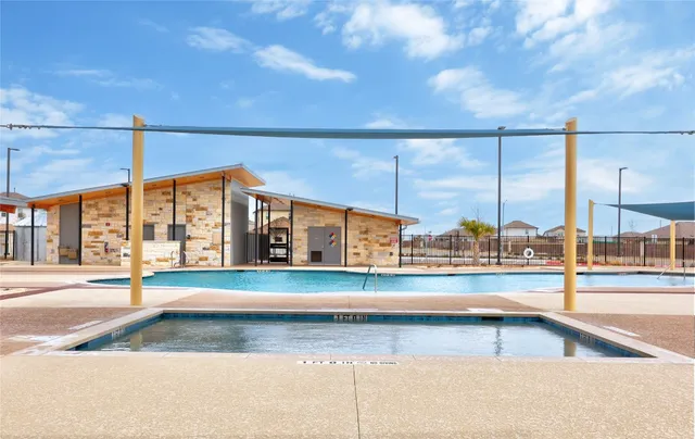 a view of tall trees