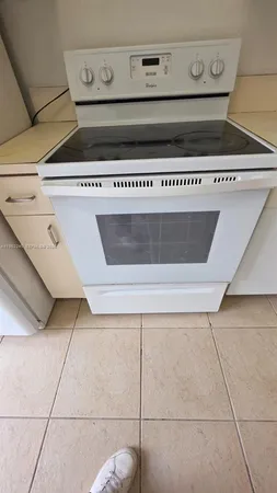 a close view of appliances