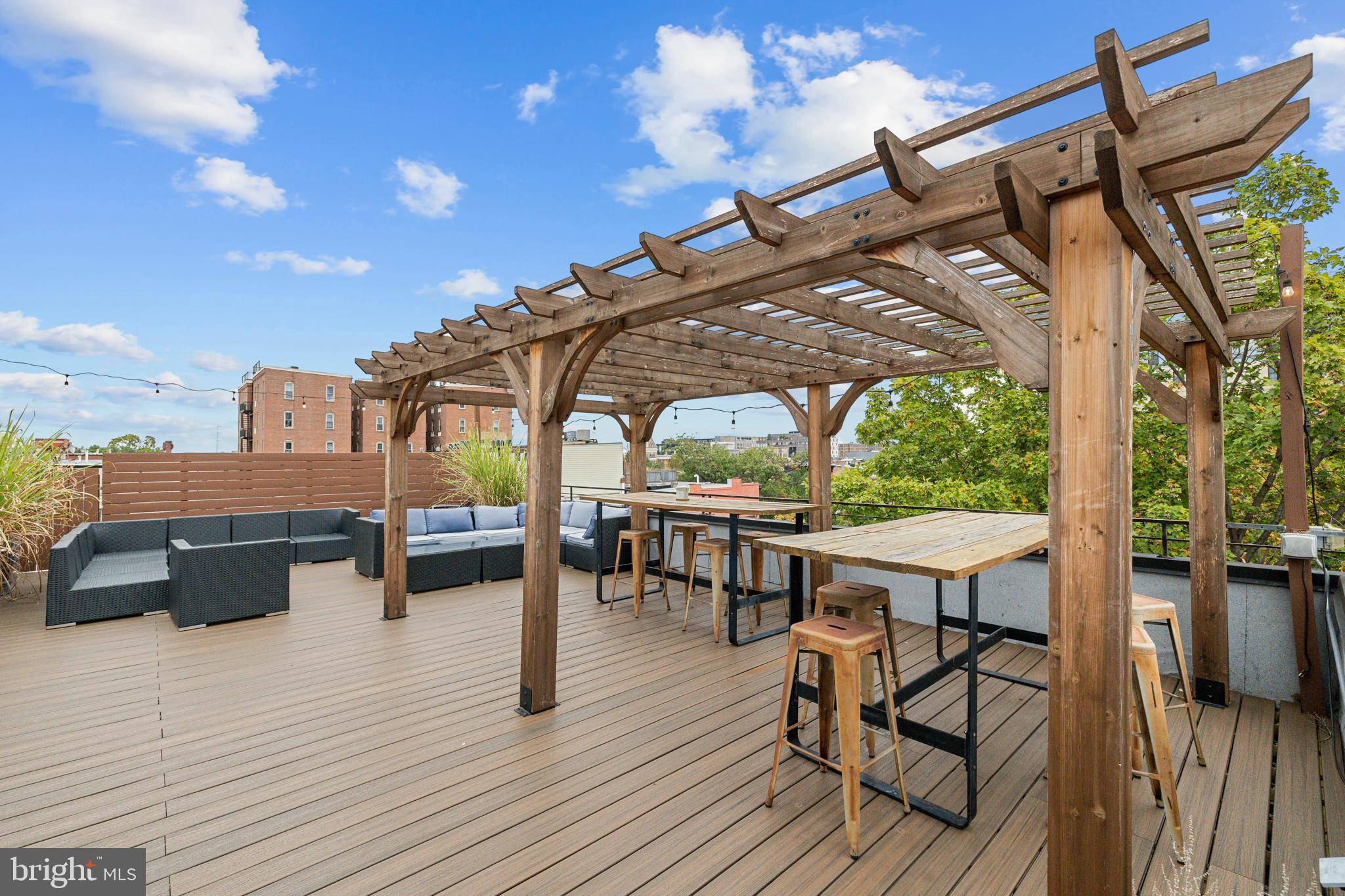 1109 M Street Northwest, Unit 1 Washington, DC 20005 - Photo 27 of 32 a view of outdoor space with seating space