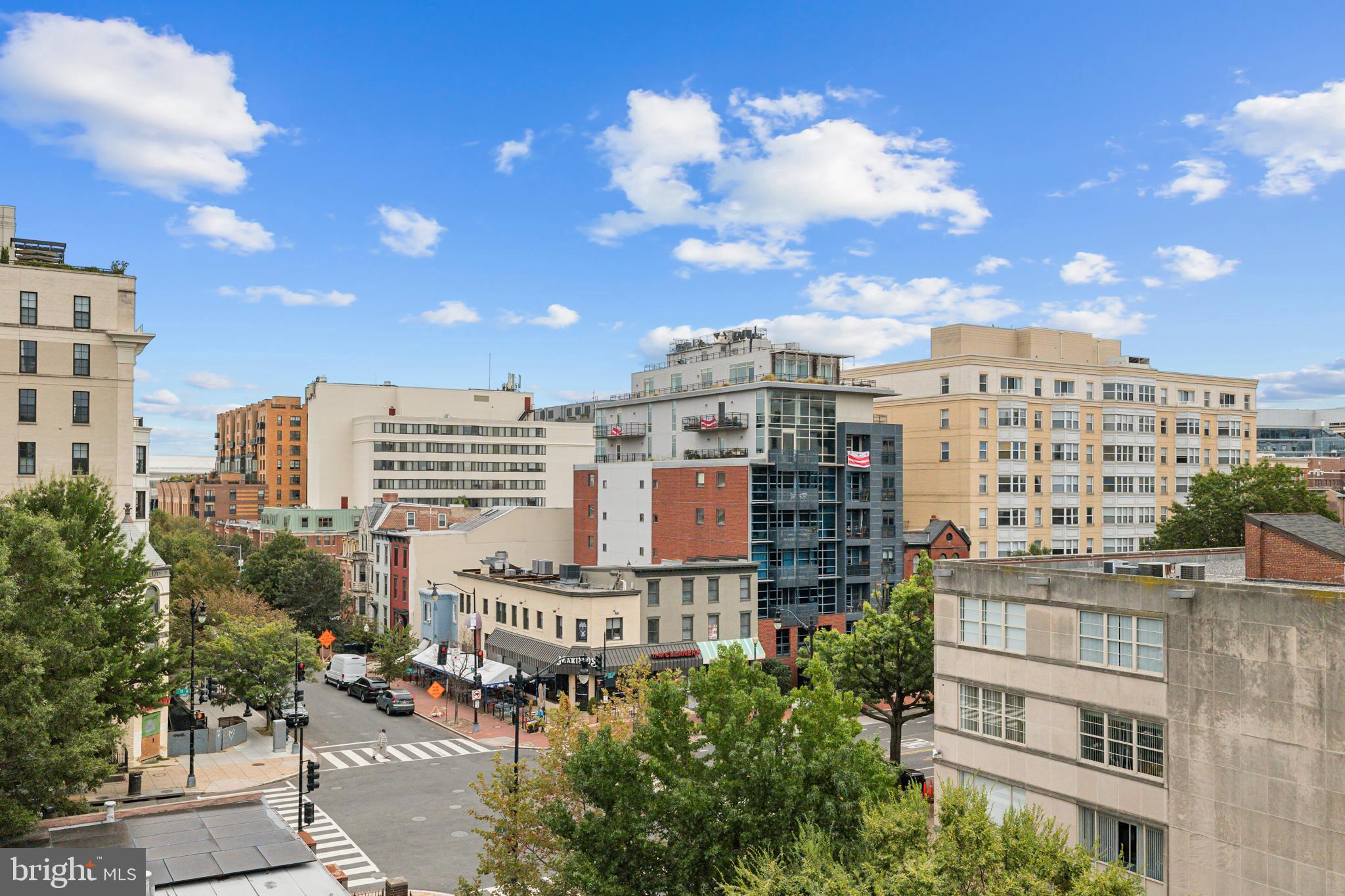 1109 M Street Northwest, Unit 1 Washington, DC 20005 - Photo 30 of 32 a view of a city with tall buildings