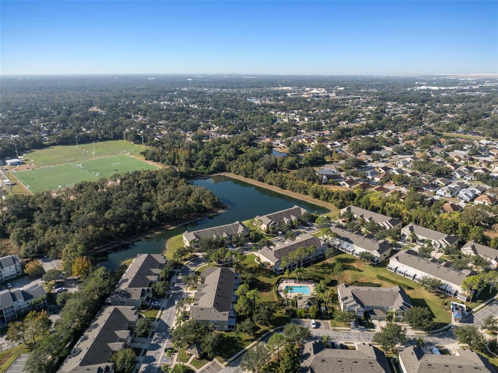 2802 Conch Hollow Drive Brandon, FL 33511 - Photo 62 of 74 an aerial view of a city with lots of residential buildings