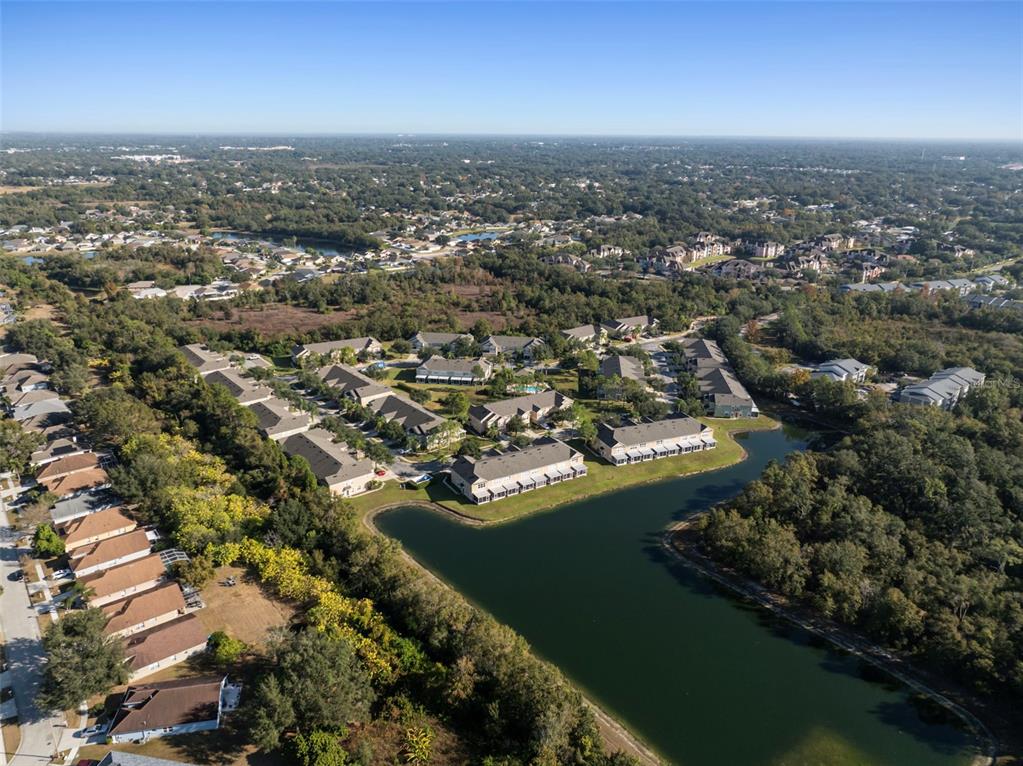 2802 Conch Hollow Drive Brandon, FL 33511 - Photo 66 of 74 an aerial view of residential houses with outdoor space