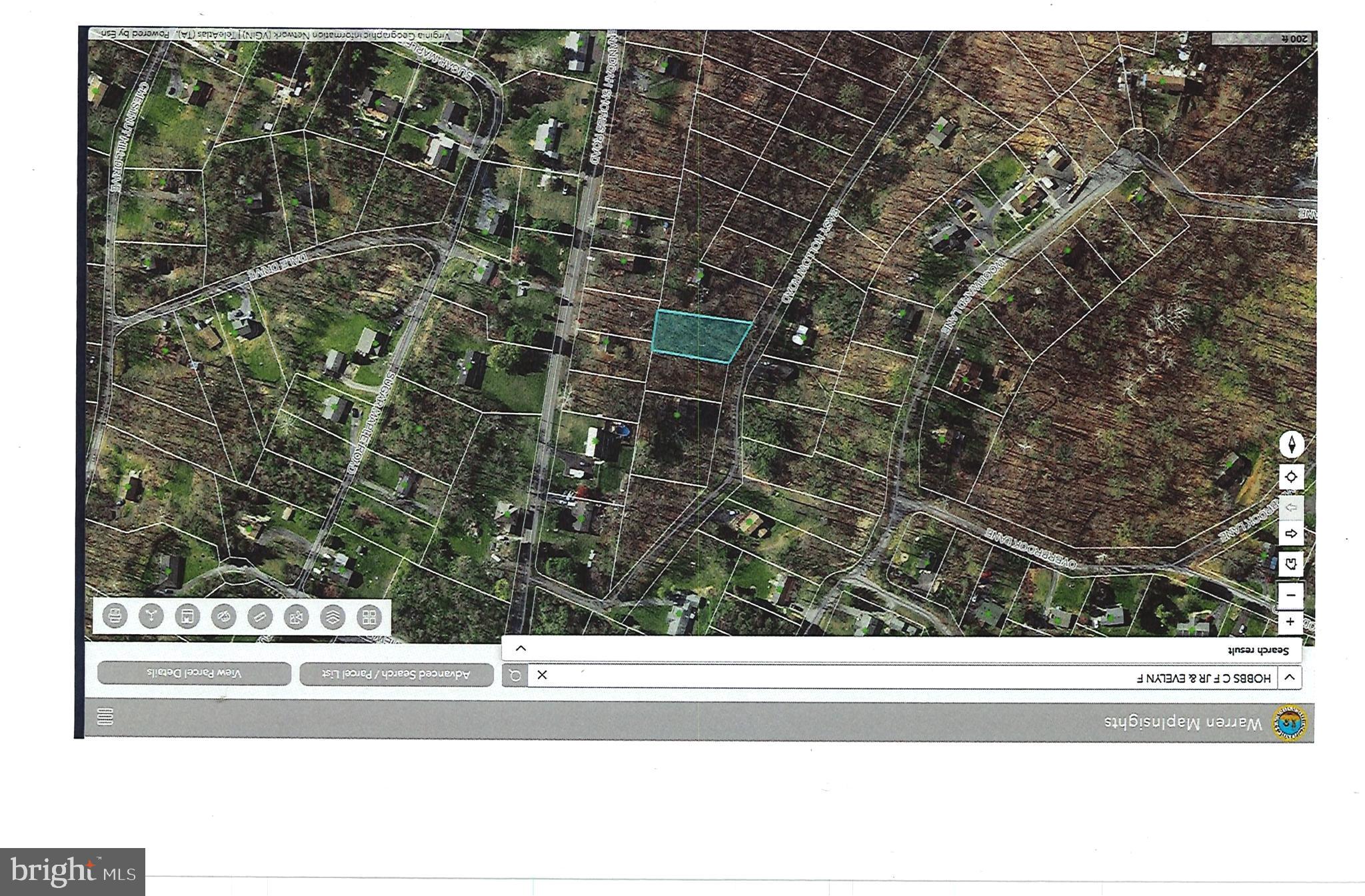 0 Lot 413 Easy Hollow Road, Unit LOT 413 Front Royal, VA 22630 - Photo 4 of 4 Aerial Map of Happy Hollow with lot highlighted
