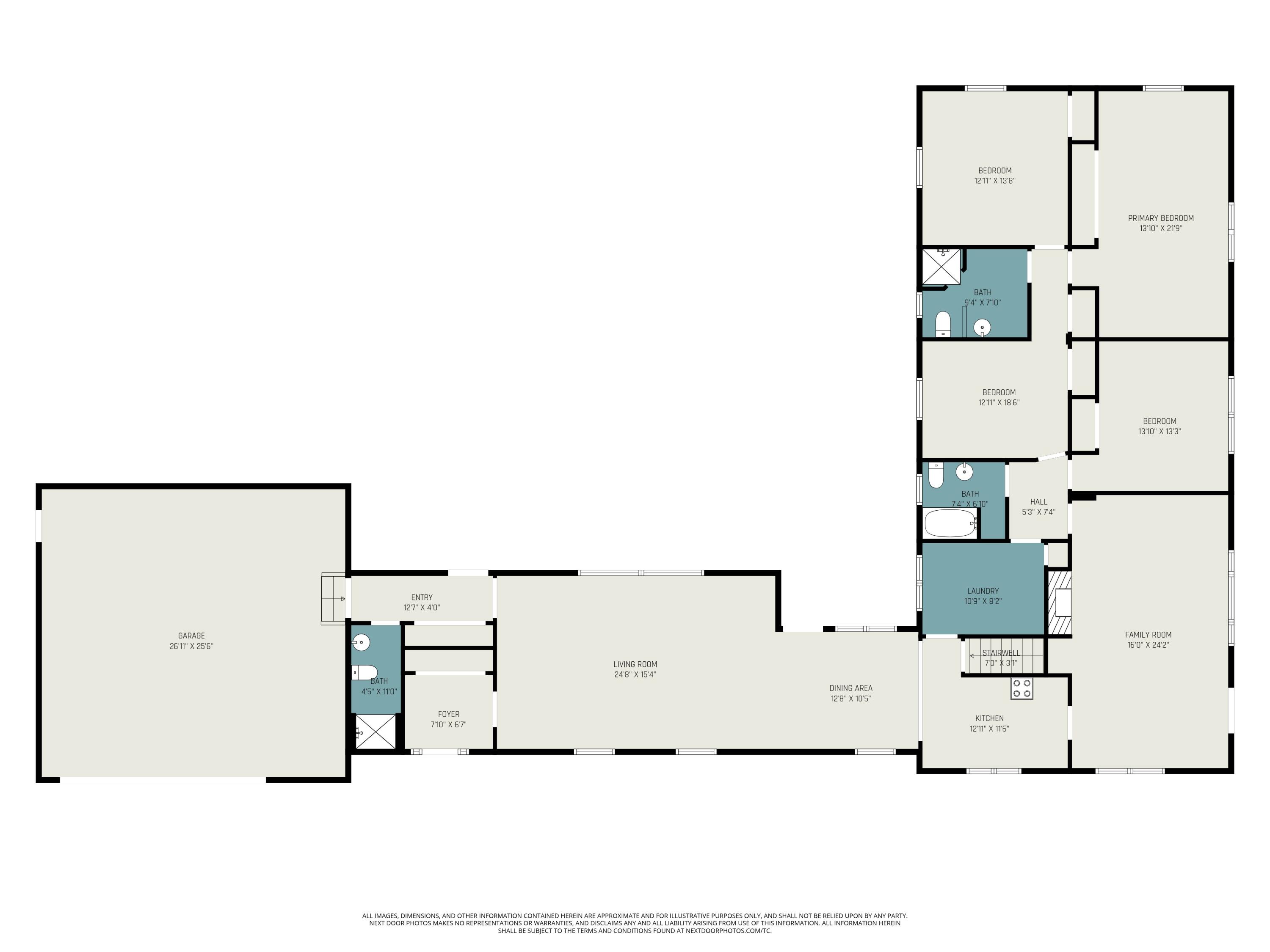 302 North Fulton Street Cassopolis, MI 49031 - Photo 29 of 31 main_floor_without_sq.ft_956 (1)