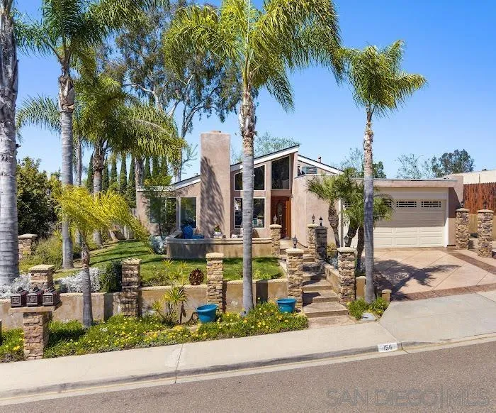 156 Little Oaks Road Encinitas, CA 92024 - Photo 21 of 38 a view of house with outdoor space and tall tree