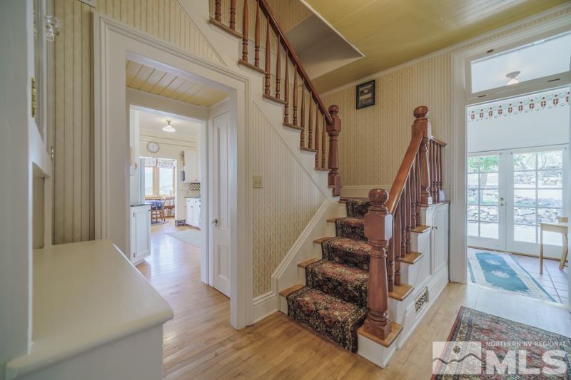 727 Highway 339 Yerington, NV 89447 - Photo 12 of 36 a view of entryway and hall with wooden floor