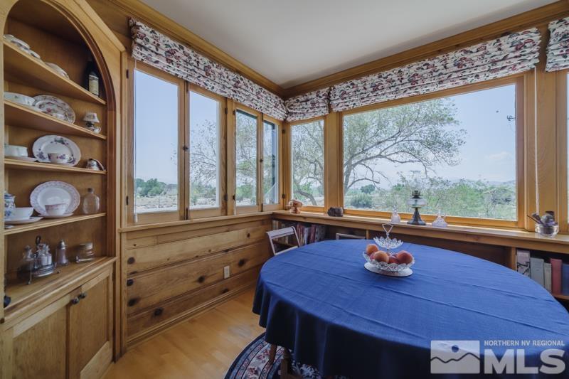 727 Highway 339 Yerington, NV 89447 - Photo 17 of 36 a view of a dining room with furniture window and outside view