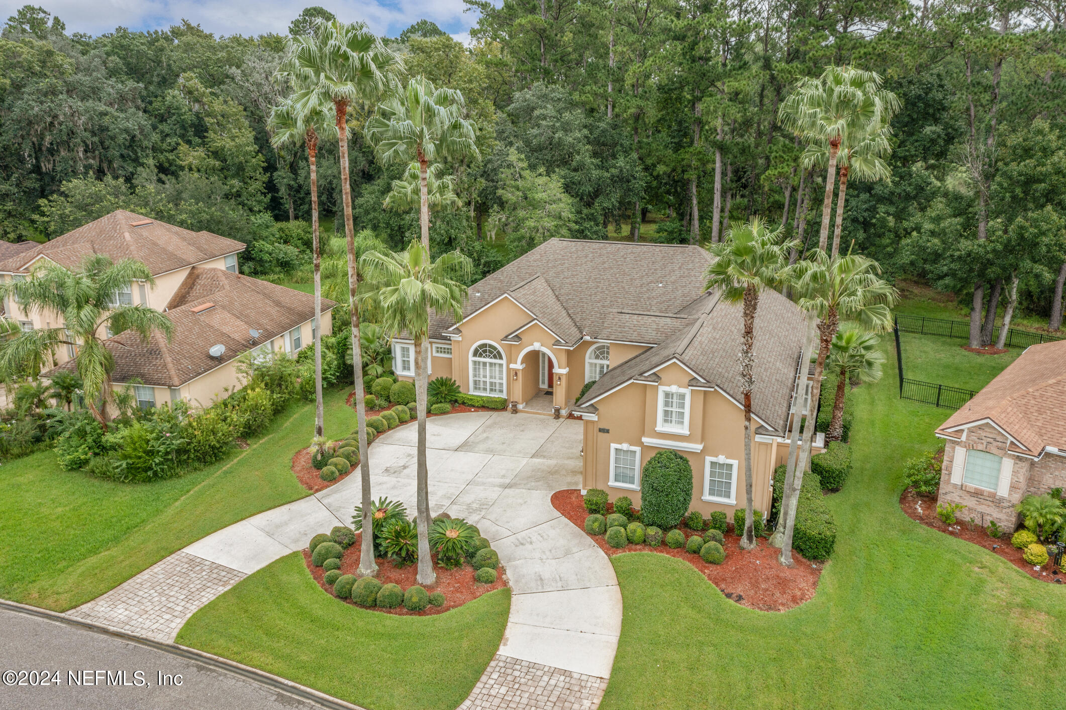 615 Cherry Grove Road Orange Park, FL 32073 - Photo 2 of 66 Amazing circle driveway