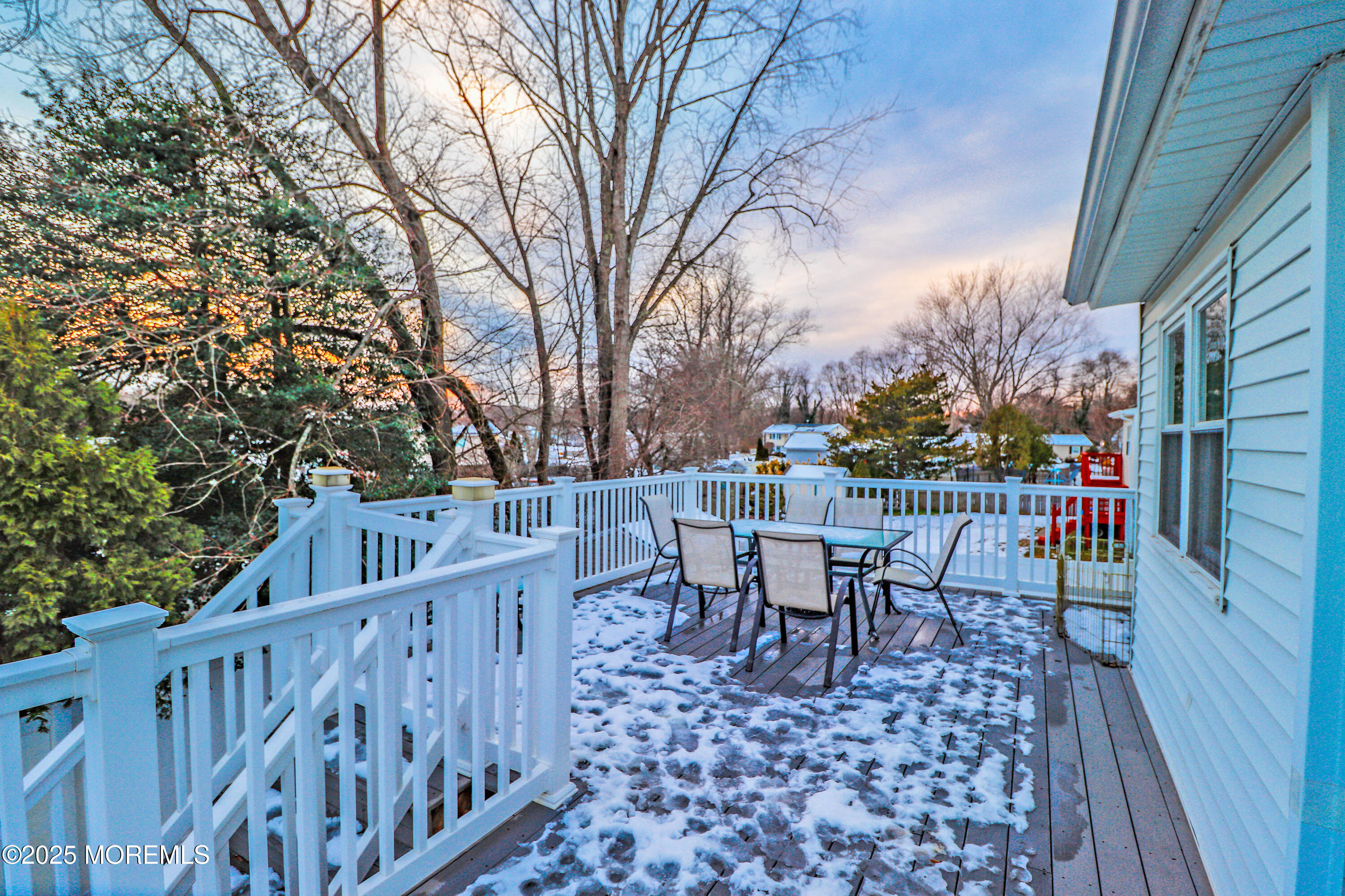 7 Alan Terrace Jackson, NJ 08527 - Photo 22 of 28 a view of a chairs and table in the balcony