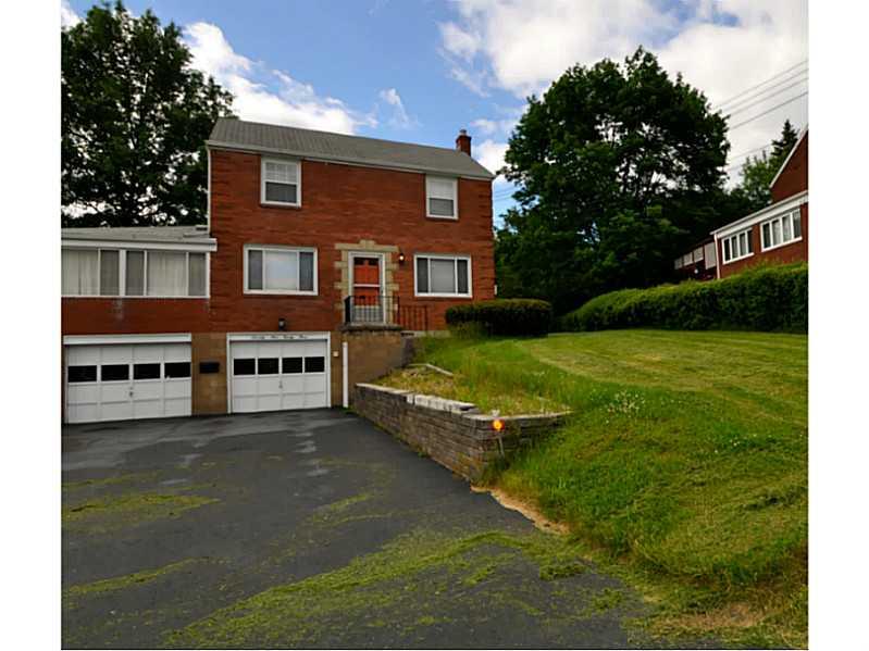 7923 Roderick Drive Pittsburgh, PA 15237 - Photo 1 of 23 Exterior Front. two car garage and large driveway