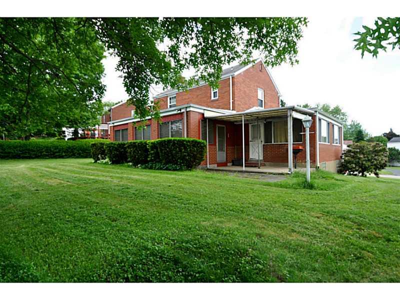 7923 Roderick Drive Pittsburgh, PA 15237 - Photo 2 of 23 Exterior Back. the backyard is level