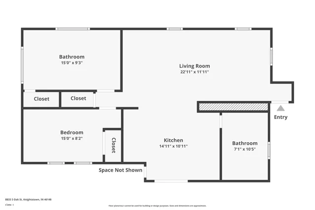 $59,000 | 8833 South Oak Street, Knightstown, IN 46148