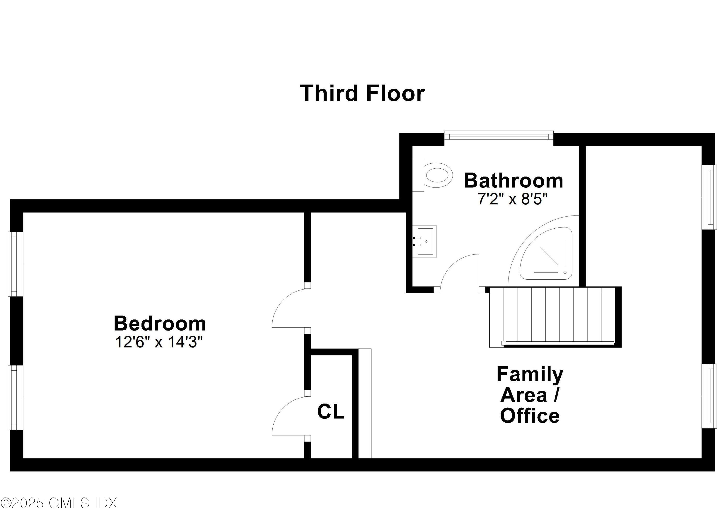 22 Oval Avenue Riverside, CT 06878 - Photo 33 of 35 5-22 Oval Ave, Attic Floor Level, Rivers