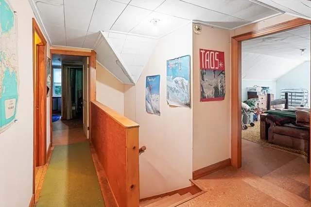a view of a hallway with interior of the house