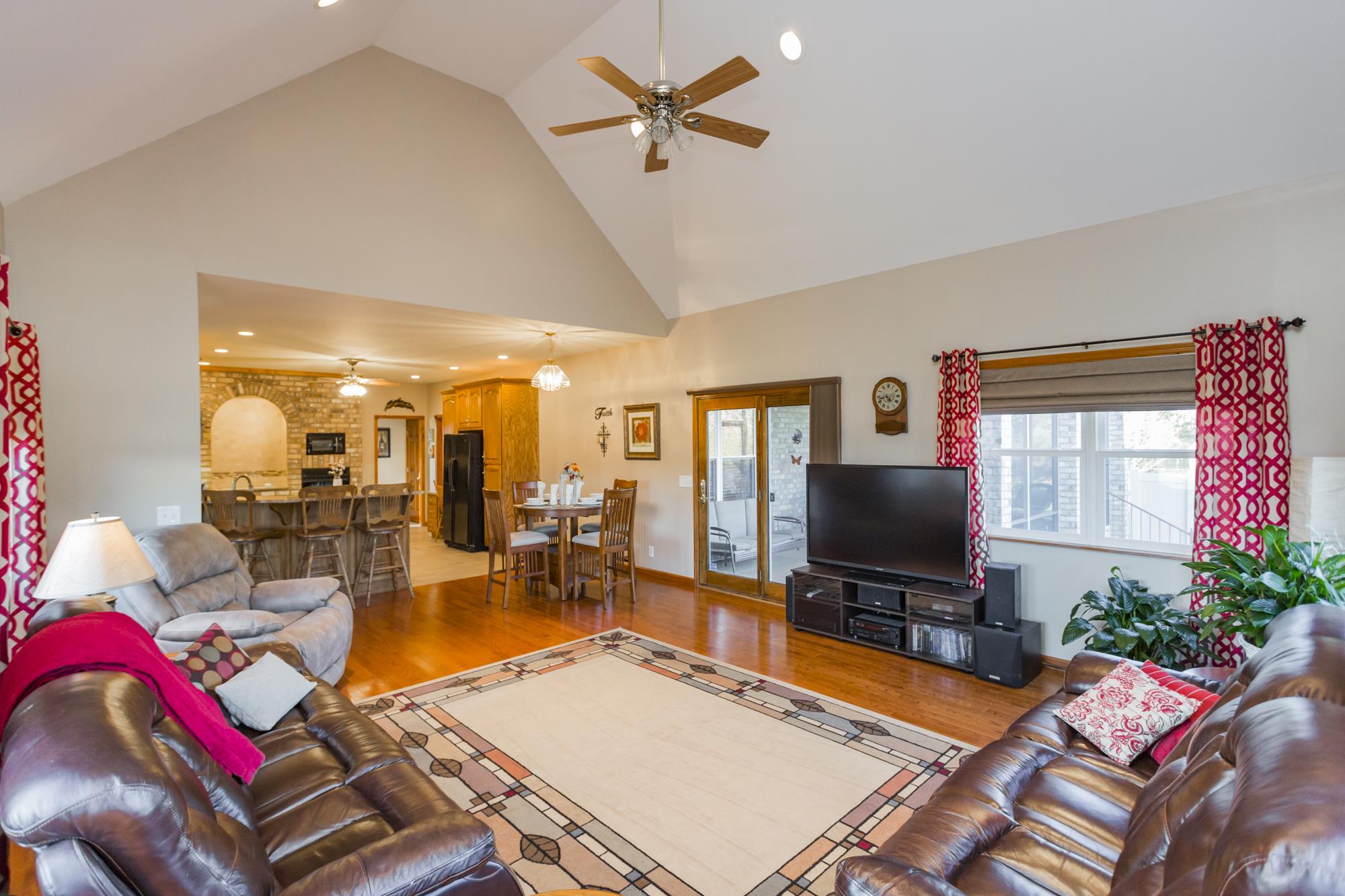 7768 Gum Puckett Road Murfreesboro, TN 37127 - Photo 11 of 27 Another view of the Den with view of dining and kitchen area. Vaulted ceiling!