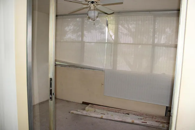 a view of an empty room