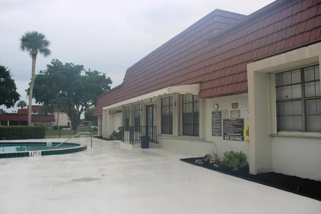 a view of a house with a outdoor space
