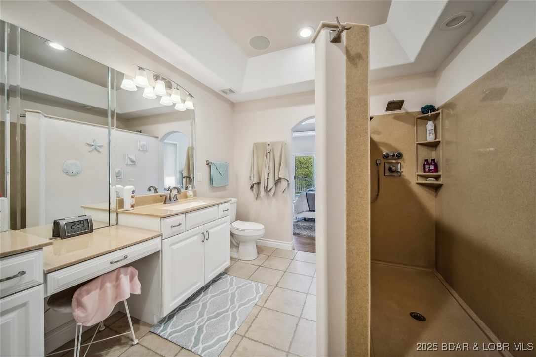 5889 Glaize Woods Road Osage Beach, MO 65065 - Photo 23 of 57 Large Walk-in Shower