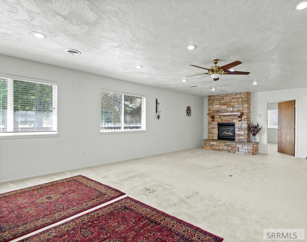 167 North 4200 East Rigby, ID 83442 - Photo 13 of 49 Main Family Room, Propane Fireplace