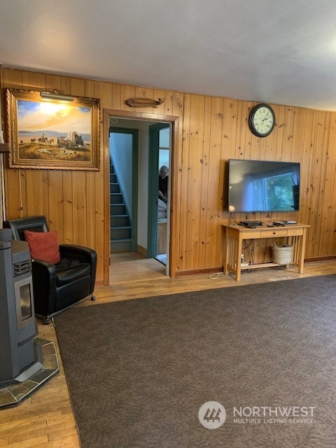 7634 Zell Road Custer, WA 98240 - Photo 6 of 38 a view of a livingroom with furniture and a flat screen tv
