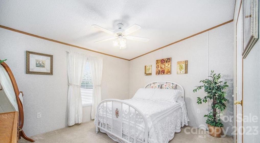 713 Bailey Sawmill Road Ruby, SC 29741 - Photo 12 of 30 a bedroom with a bed and a potted plant