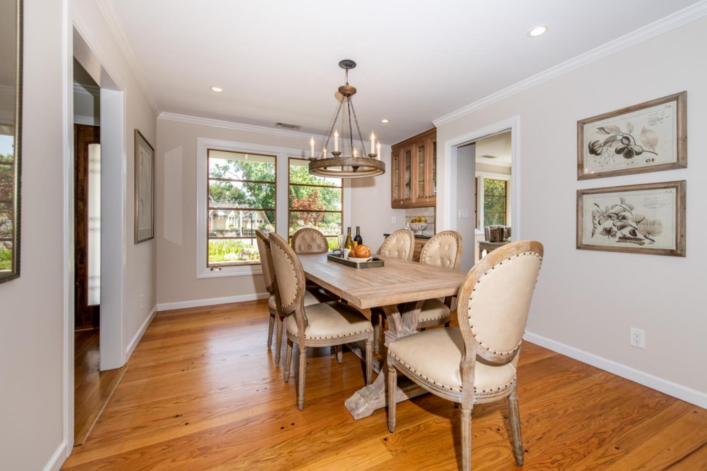 630 Covington Road Los Altos, CA 94024 - Photo 7 of 27 a view of a dining room with furniture window and wooden floor