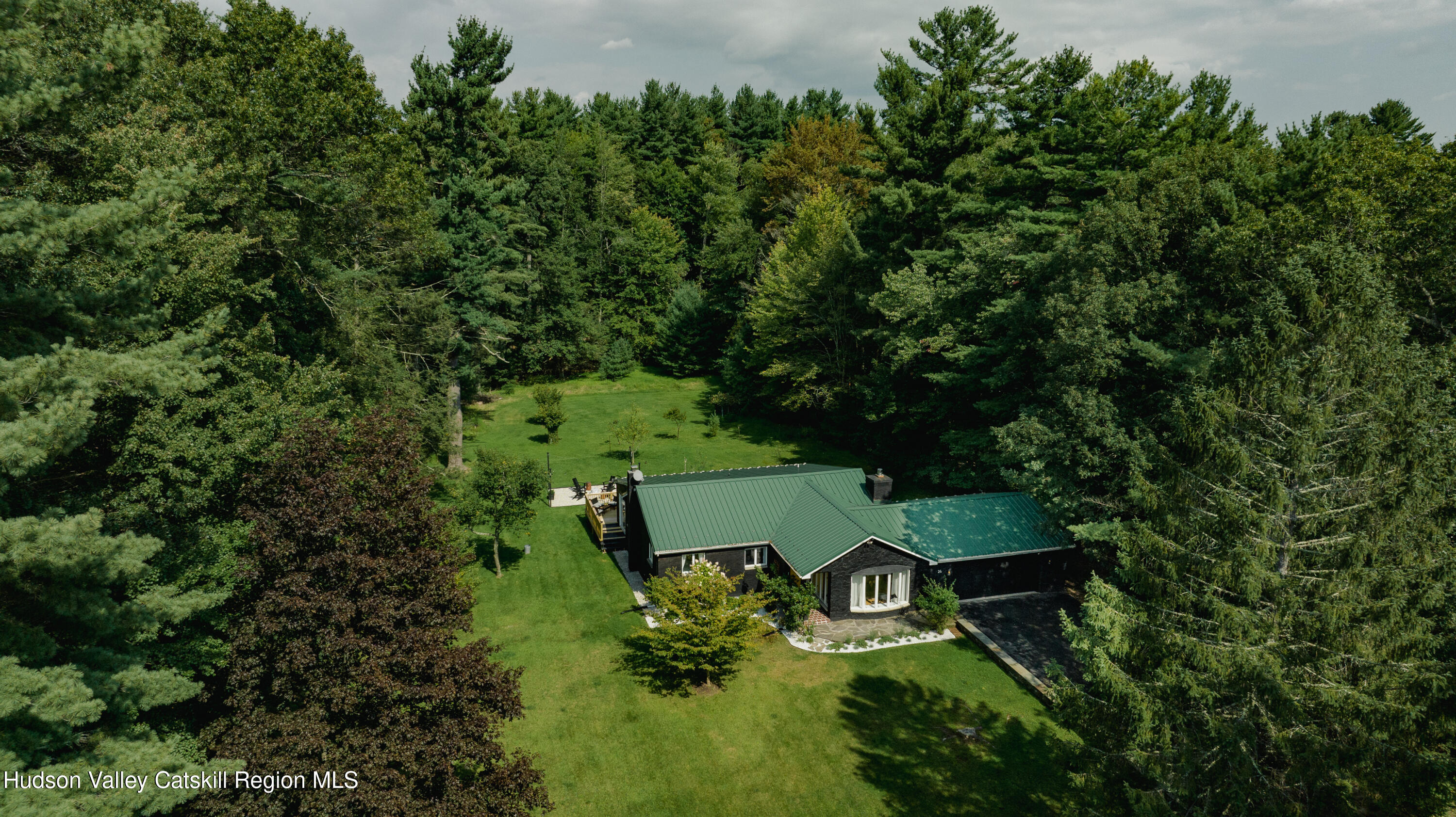 26 Krom Road Olivebridge, NY 12461 - Photo 24 of 24 an aerial view of a house with yard