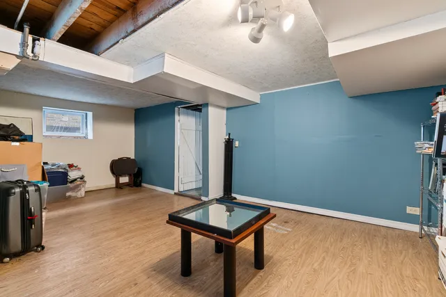 a view of a storage room