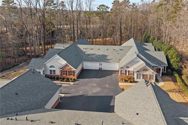 a view of a house with a park