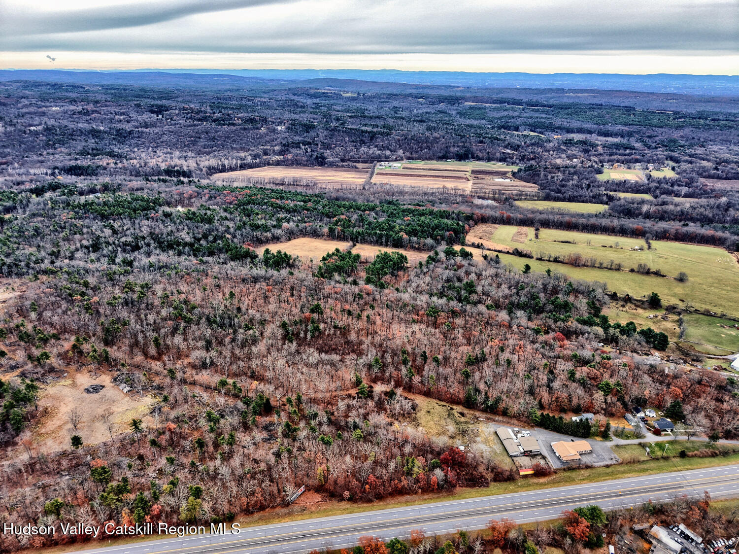 7548 Highway 32 Cairo, NY 12413 - Photo 49 of 50 an aerial view of a house and a yard