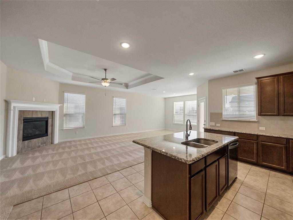1260 Sharp Street Anna, TX 75409 - Photo 12 of 35 Living Room & Kitchen
