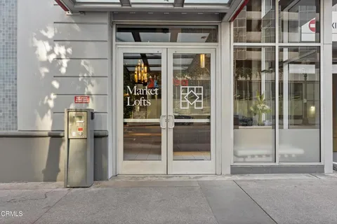 a view of a door of the house