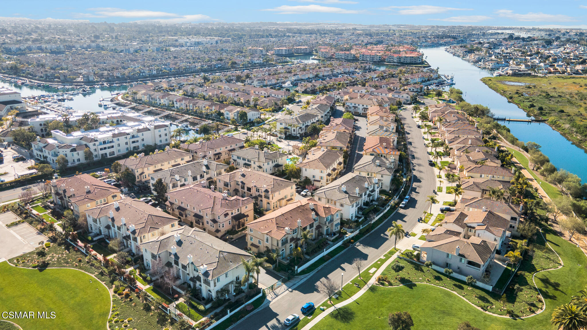 1233 Bayside Circle Oxnard, CA 93035 - Photo 4 of 37 an aerial view of residential houses with outdoor space