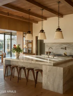 a bathroom with a bathtub and a sink