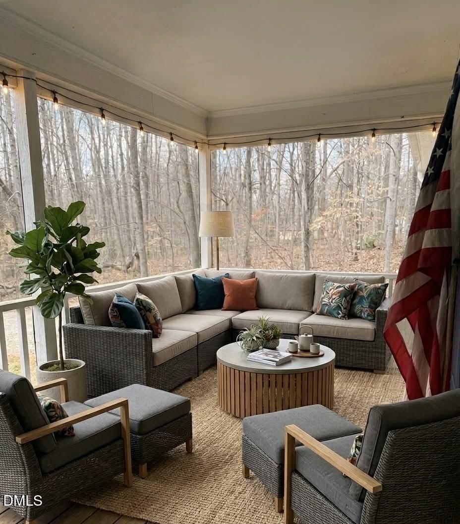 609 Shambley Road Mebane, NC 27302 - Photo 12 of 17 a living room with furniture and a large window