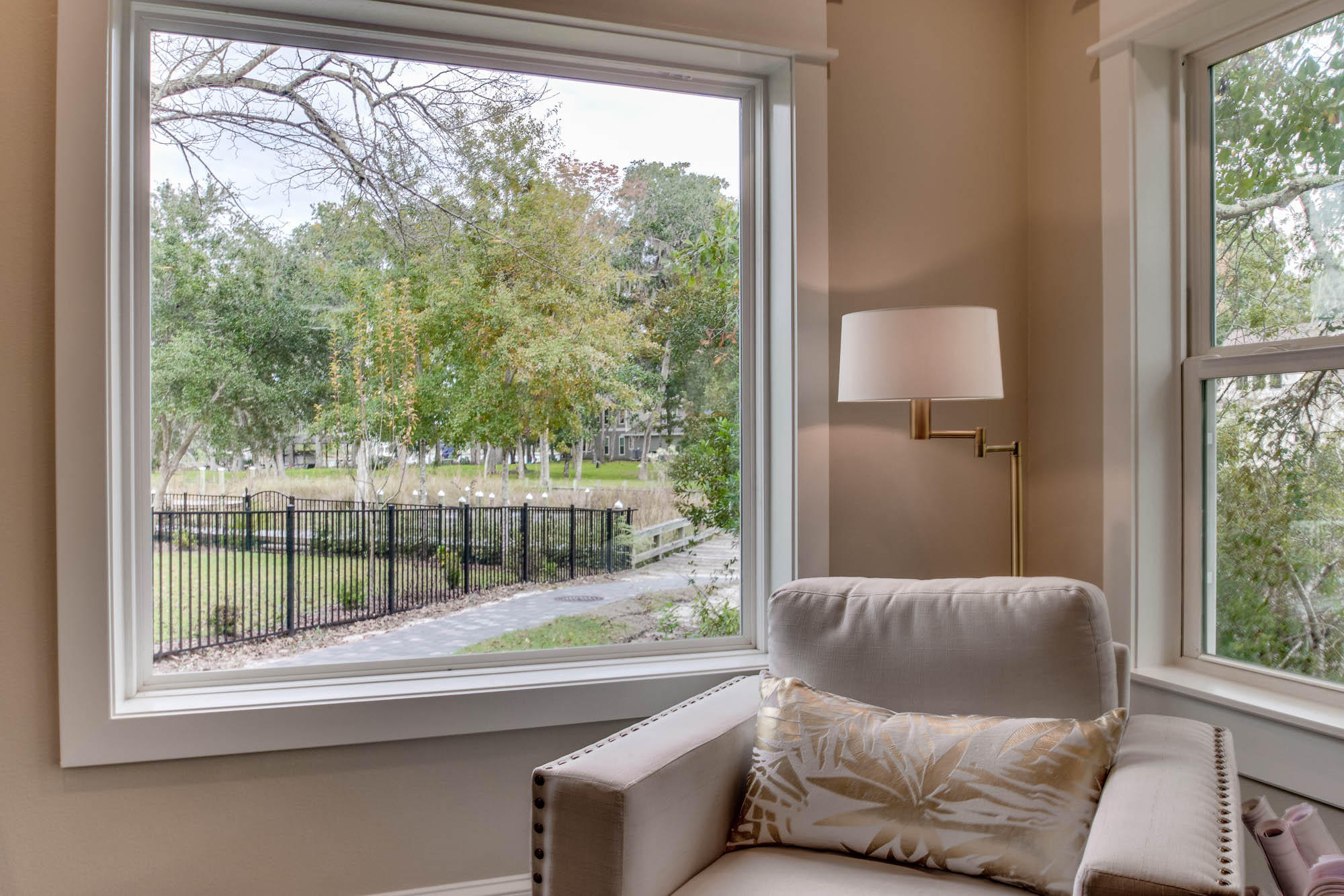 148 Rearden Way Santa Rosa Beach, FL 32459 - Photo 18 of 43 a living room with a couch and a large window