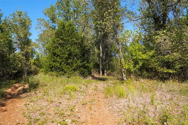 a view of a lake with mountains in the background