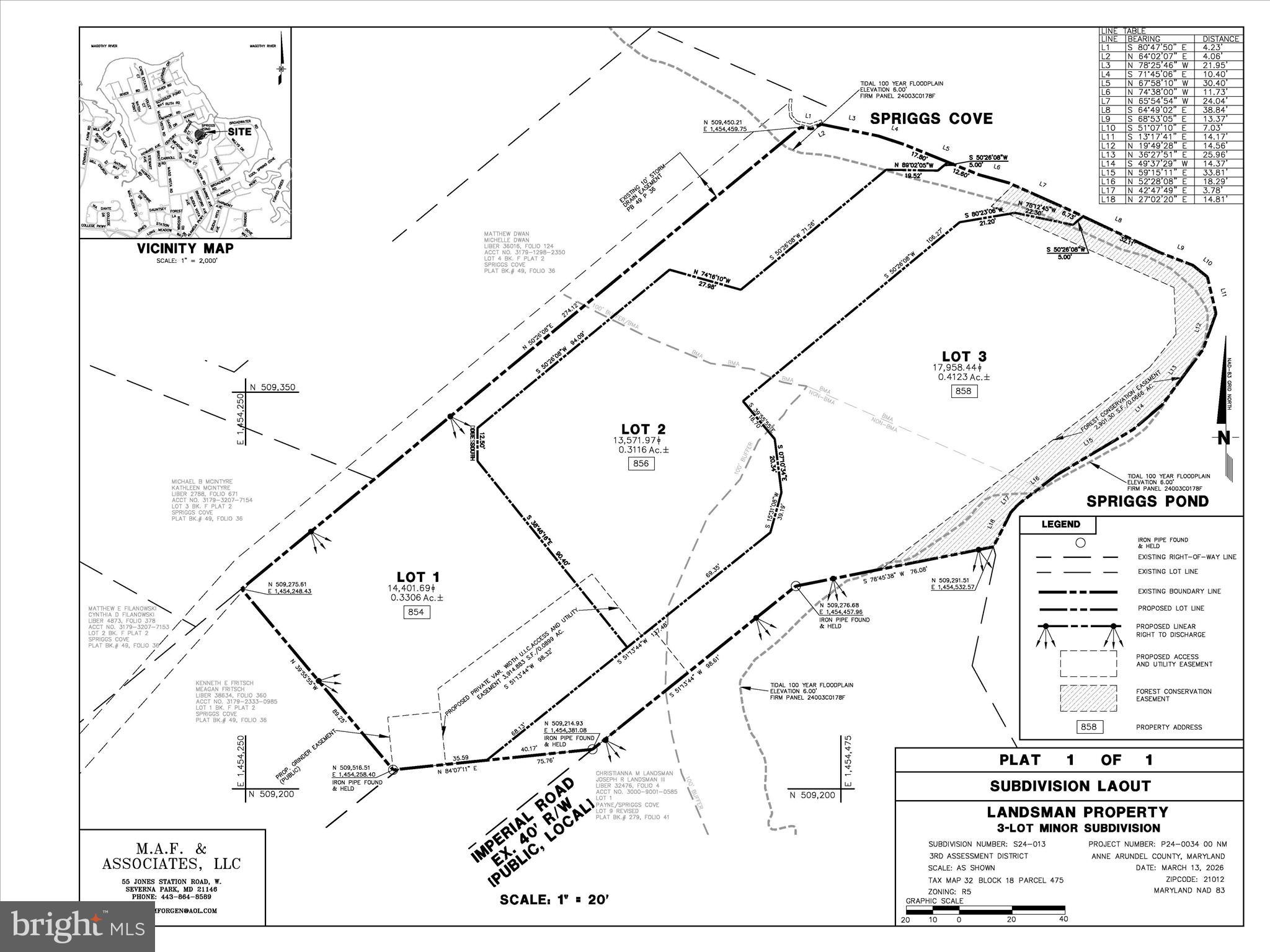 854 Imperial Road Arnold, MD 21012 - Photo 26 of 26 Lot Layout