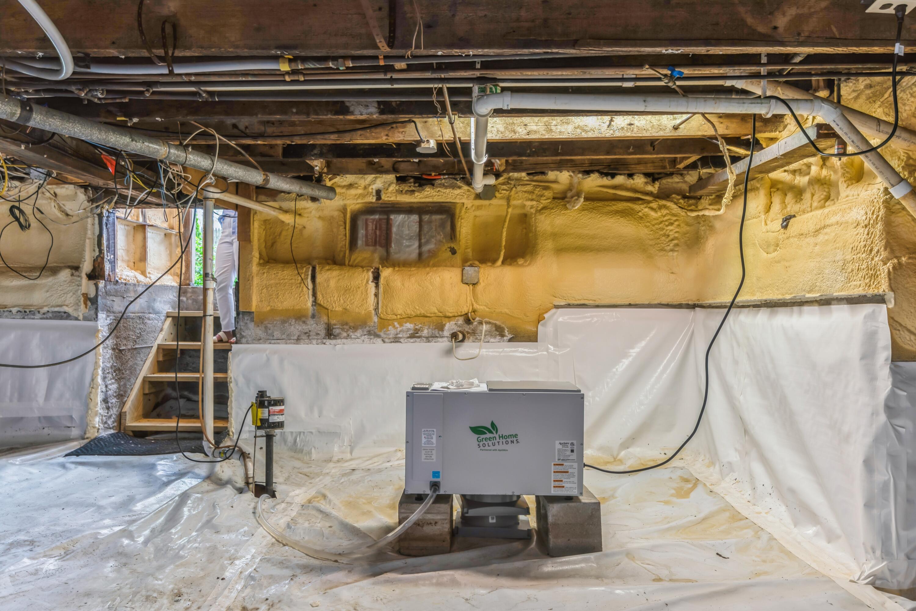 1 Sunset Avenue Saco, ME 04072 - Photo 35 of 36 Basement w/ Commercial Dehumidifier