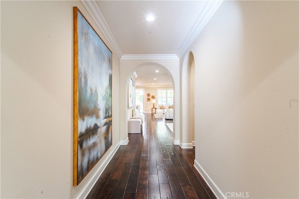 65 Rolling Irvine, CA 92620 - Photo 7 of 54 a view of a hallway with wooden floor