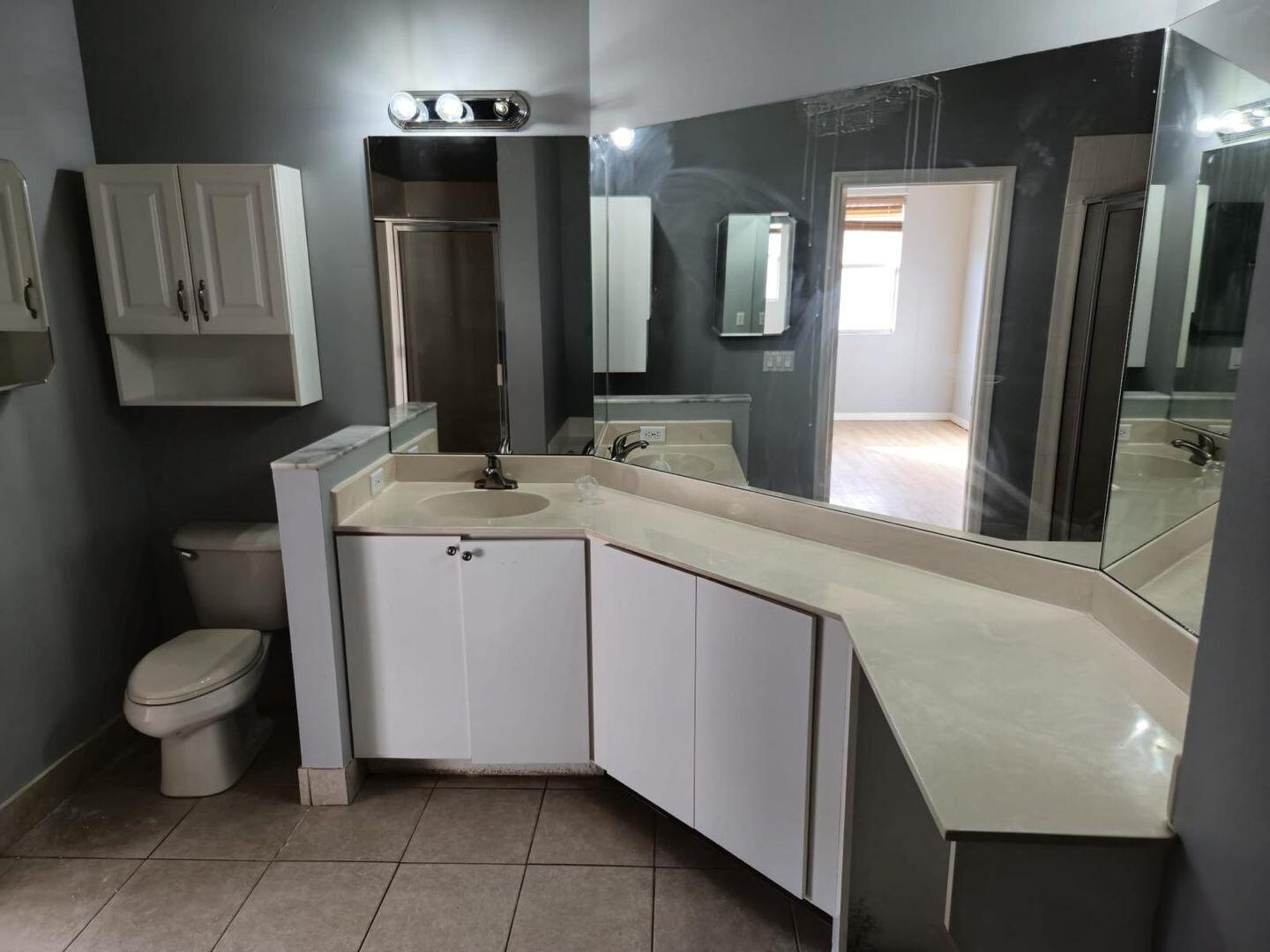 3123 Grandiflora Drive Greenacres, FL 33467 - Photo 22 of 49 a bathroom with a sink and a mirror