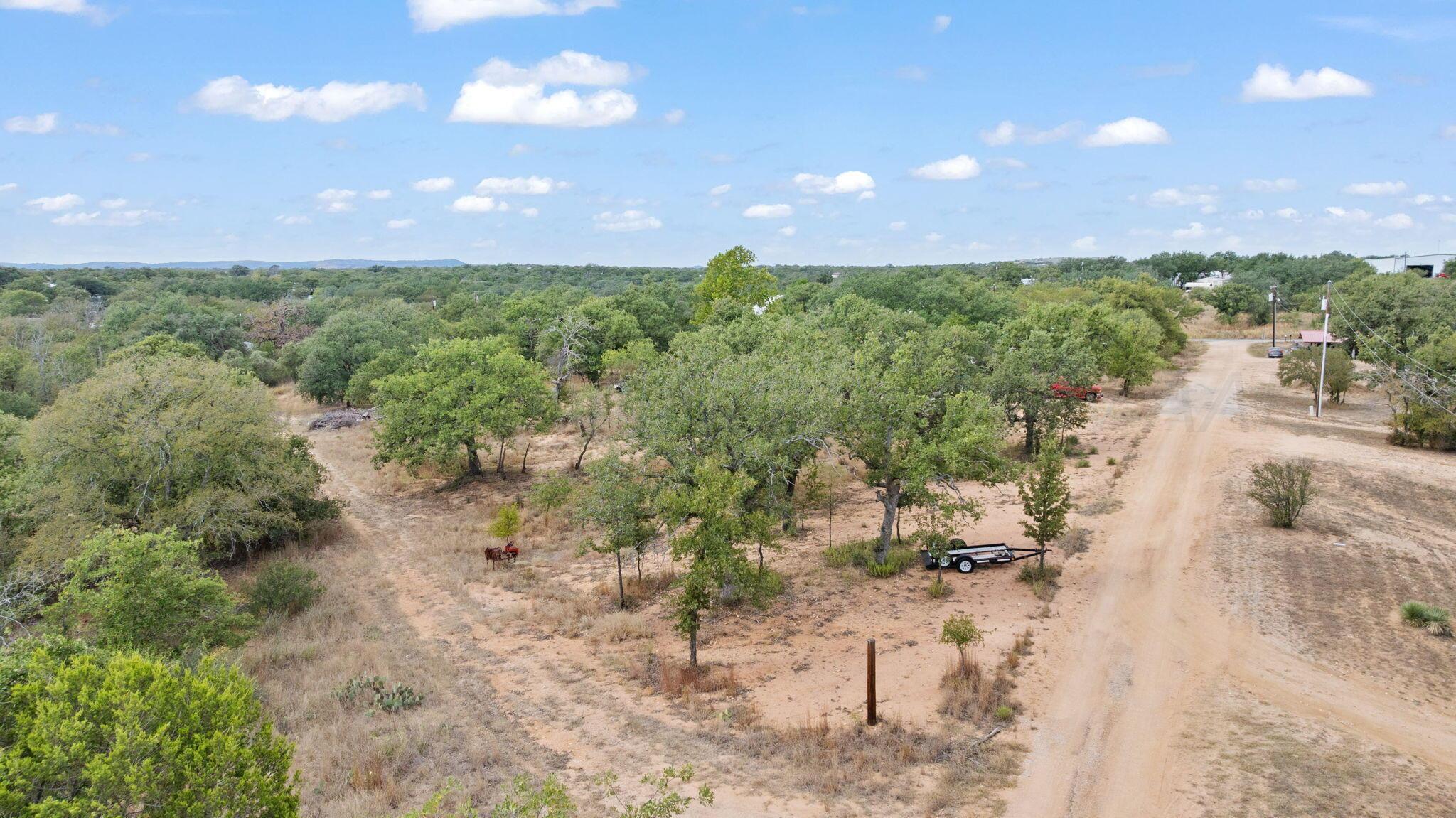 2403 Maple Lane Kingsland, TX 78639 - Photo 38 of 46 a view of a big yard with lots of green space