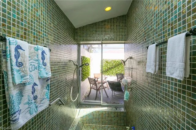 a view of balcony with couch