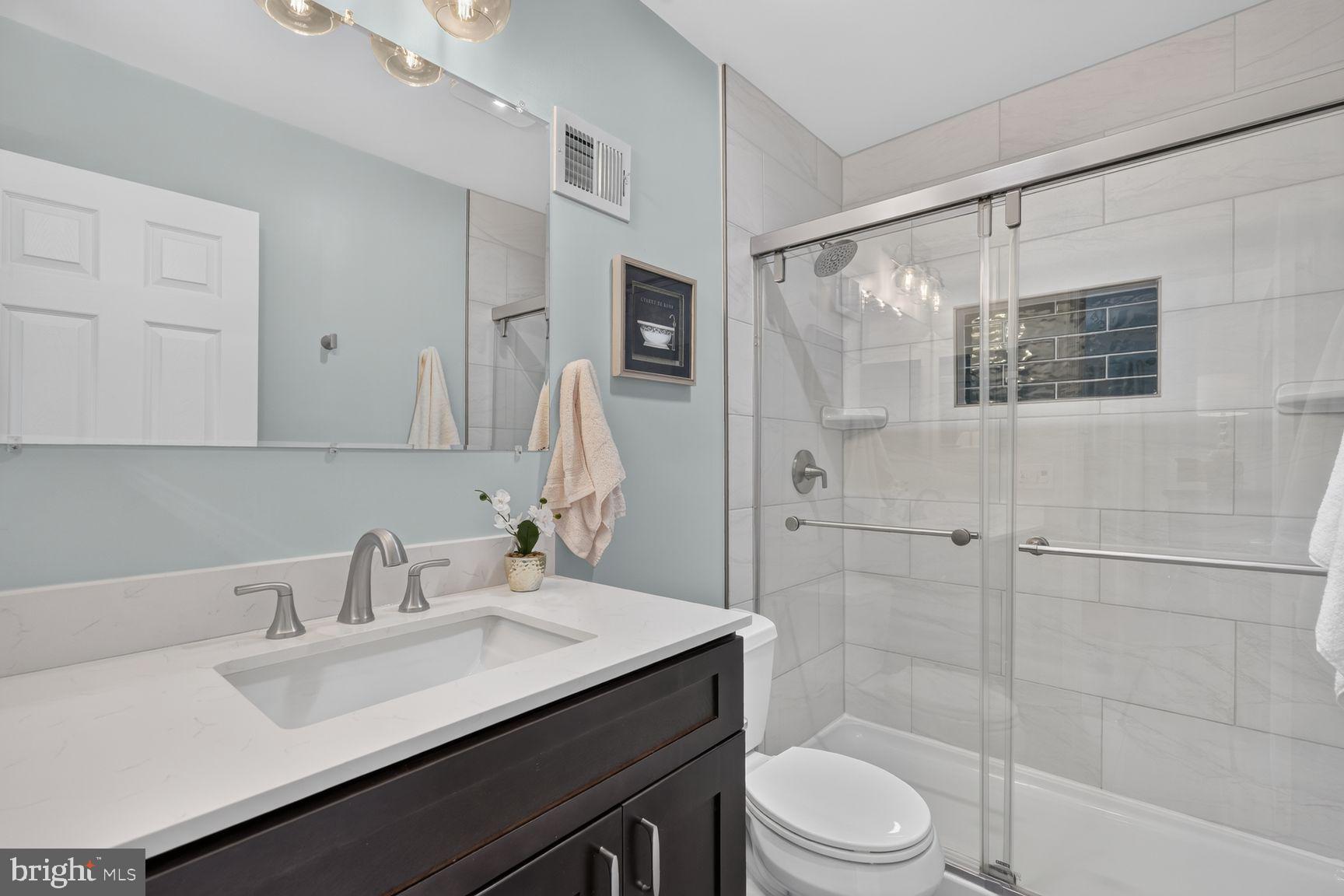 8312 Wickham Road Springfield, VA 22152 - Photo 28 of 49 Updated primary bathroom